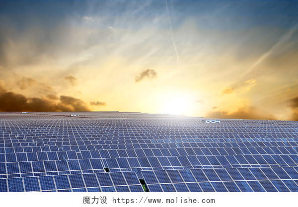 太阳能电池板太阳能发电新能源环保新能源发电
